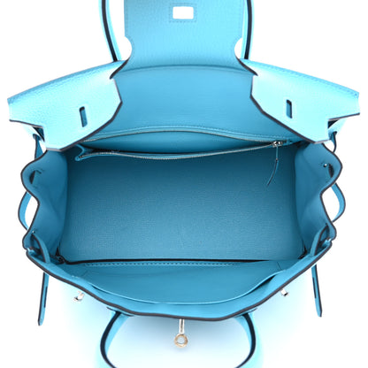 Hermes Togo BIRKIN 30 Blue Du Nord 5 of 11