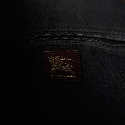 Burberry Haymarket Check Hobo Chocolate 8 of 12