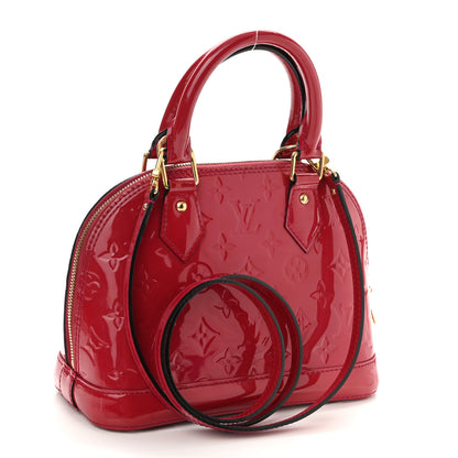Louis Vuitton Vernis Alma BB Cherry 3 of 10