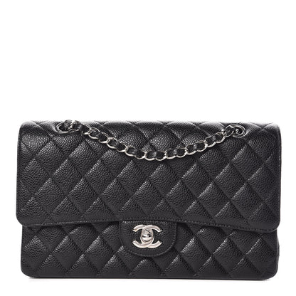 Chanel Caviar Quilted Medium Double Flap Black 1 of 9