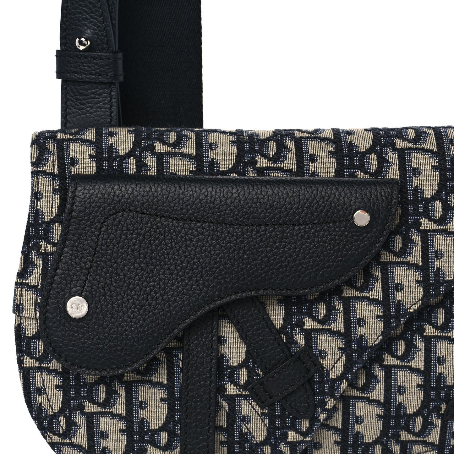 Oblique Mens Mini Saddle Bag Blue