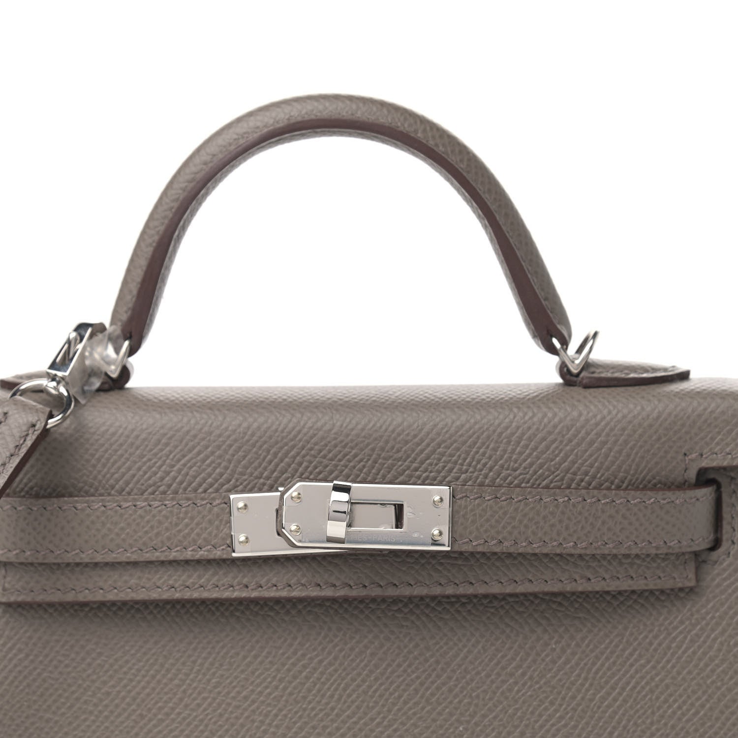 Hermes Epsom Mini Kelly Sellier 20 Etain 29 of 30
