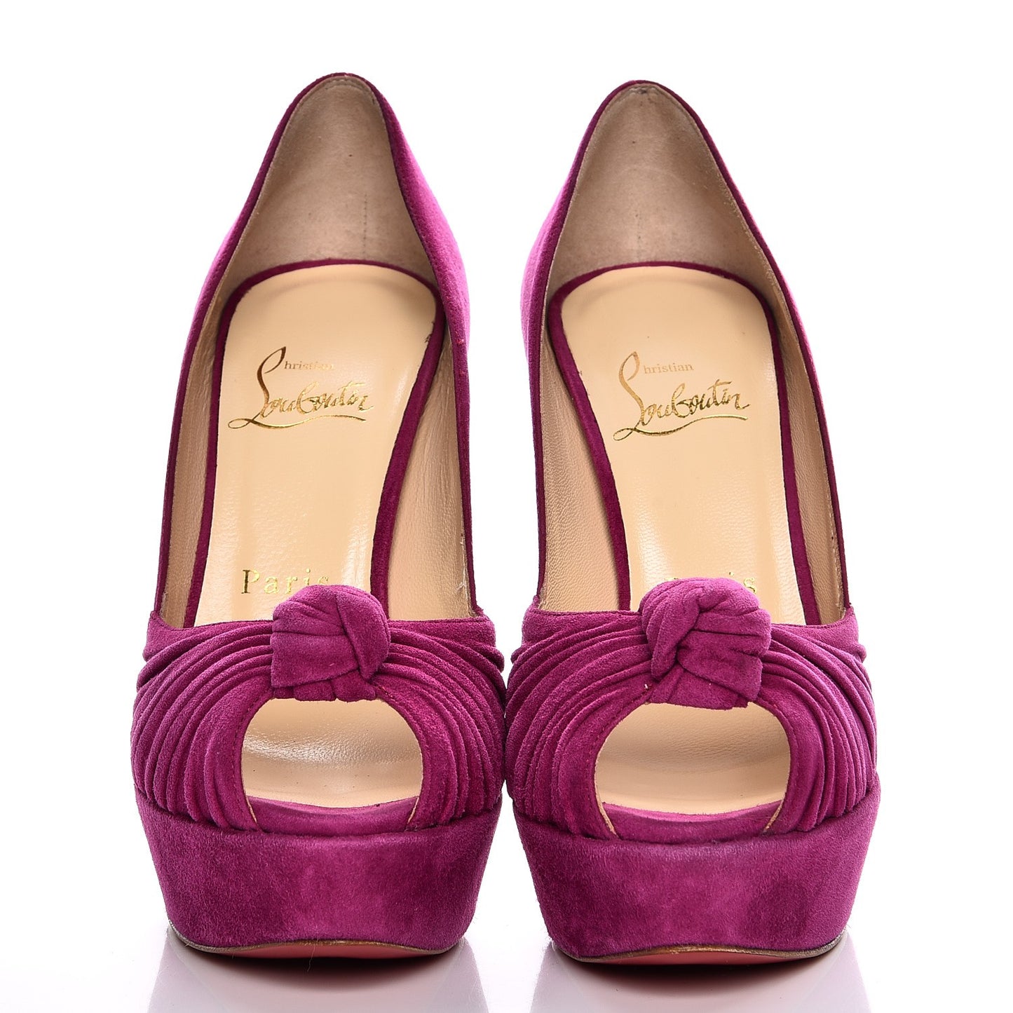 Suede Greissimo 140 Pumps 36.5 Framboise