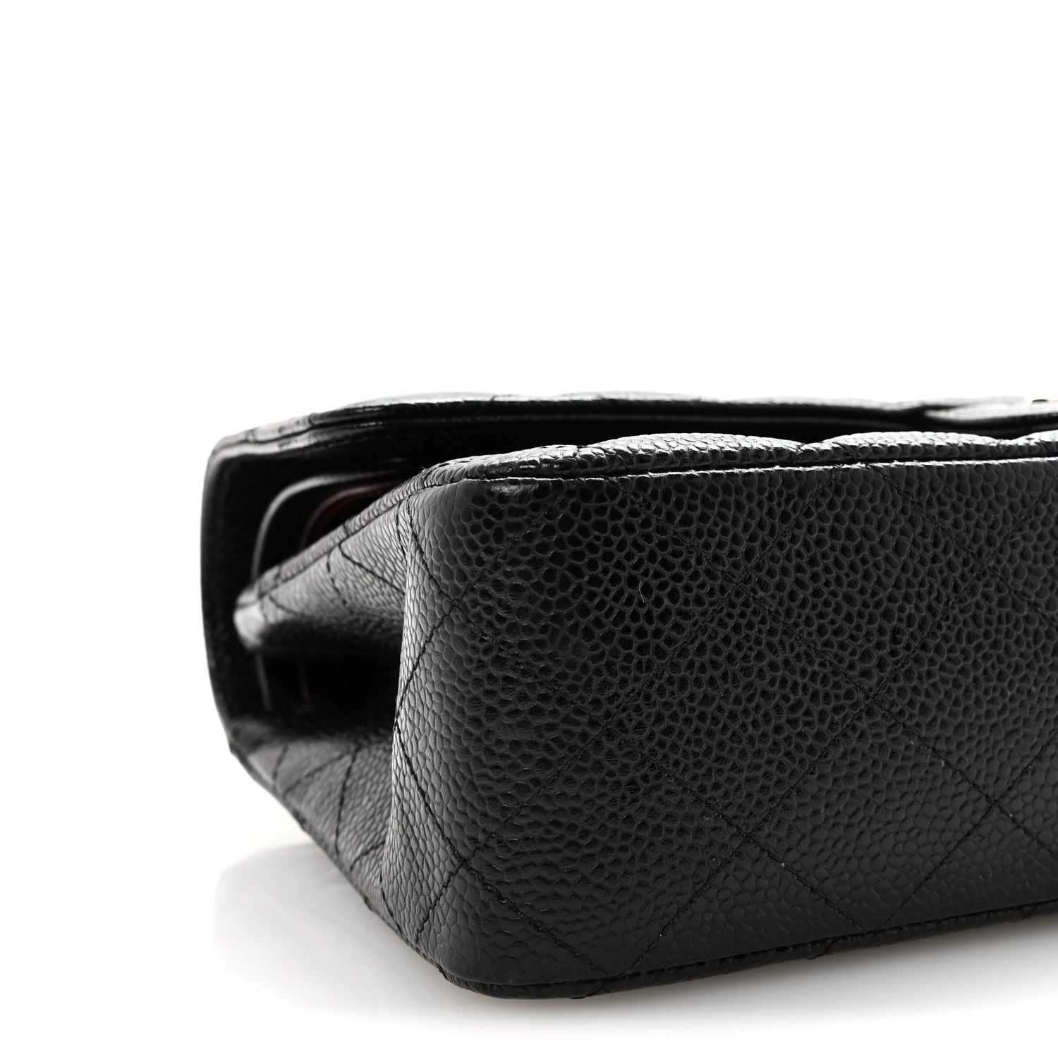 Chanel Caviar Quilted Medium Double Flap Black 9 of 11