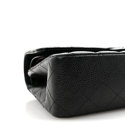 Chanel Caviar Quilted Medium Double Flap Black 9 of 11