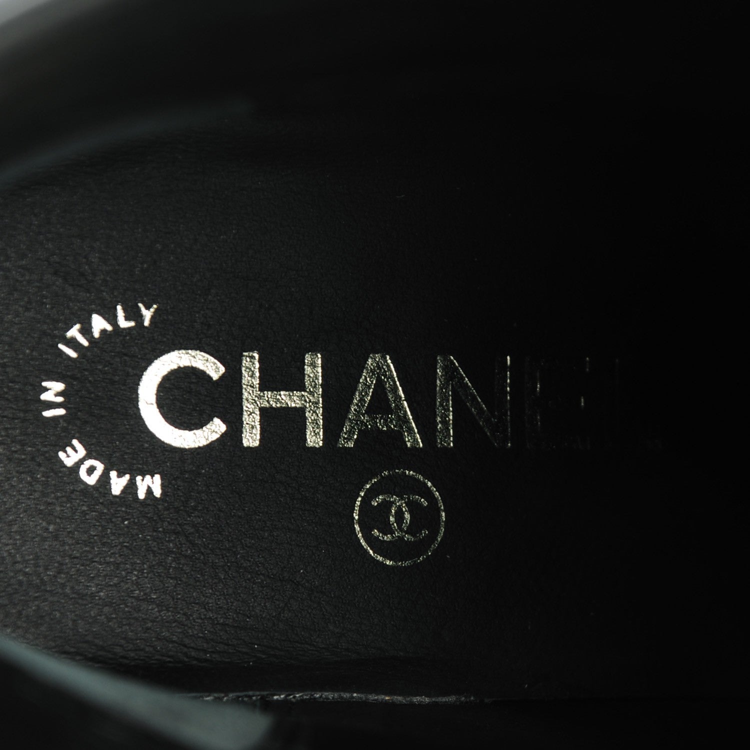 Chanel Calfskin Camellia Short Boots 36 Black 7 of 9