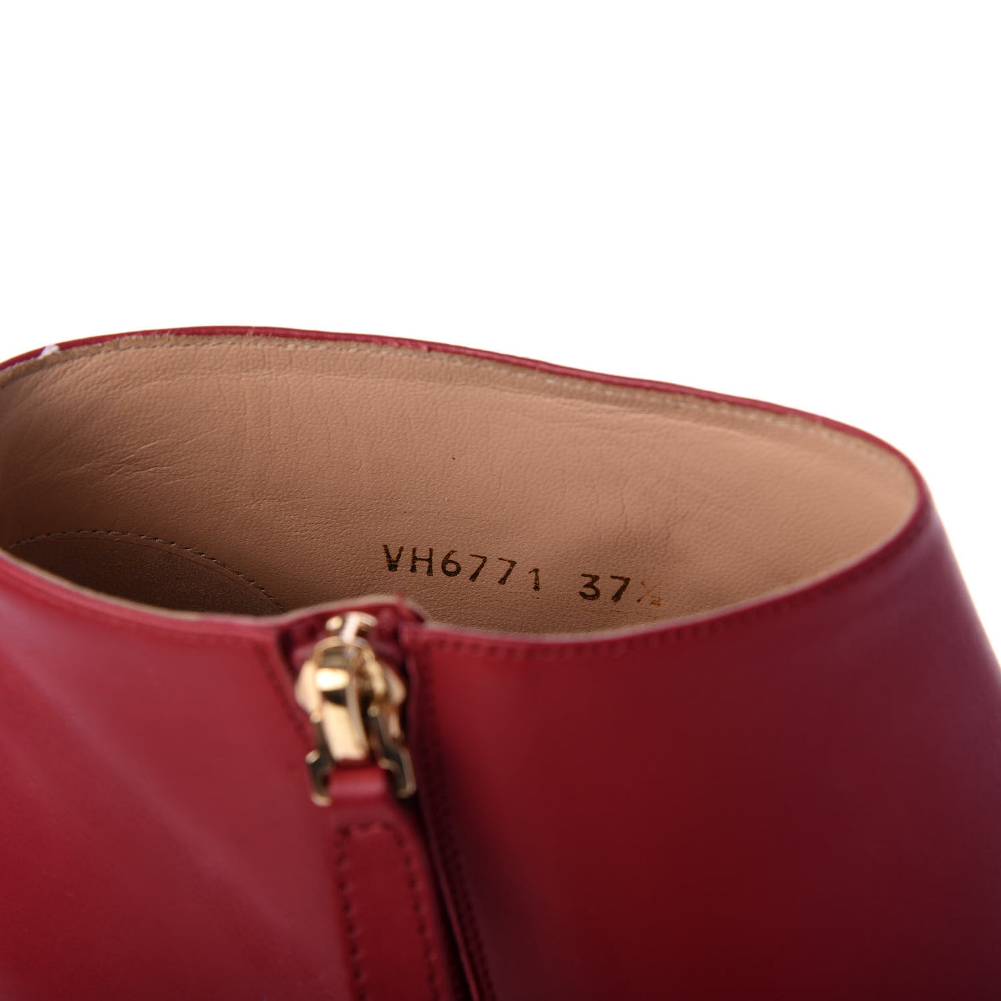 Calfskin Rockstud 10/85mm Ankle Booties 37 Scarlet