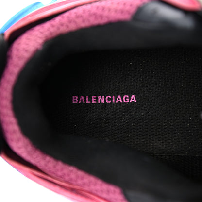 Balenciaga Mesh Nylon Metallic Fabric Womens Track Sneakers 40 Pink Blue 6 of 11