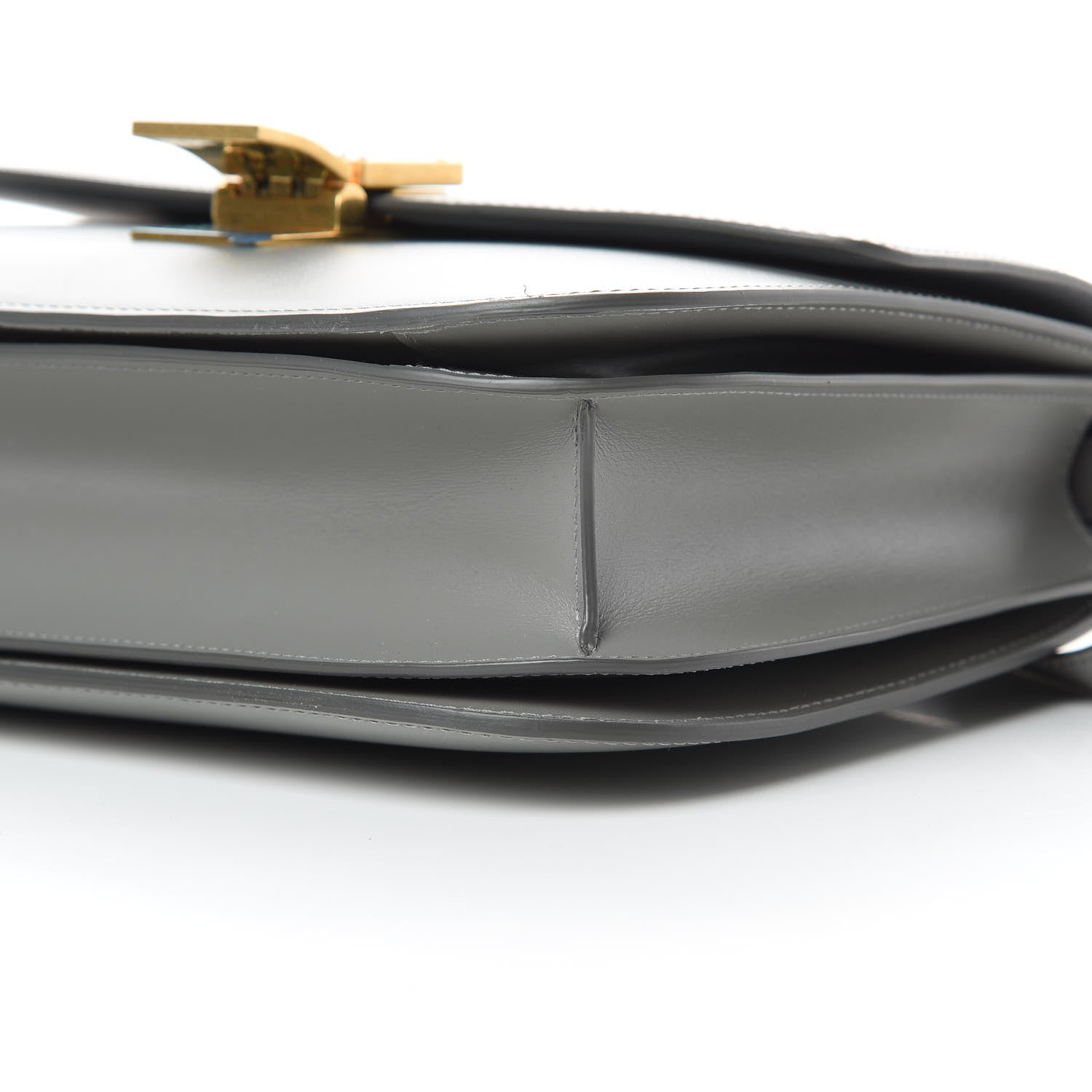 Celine Box Calfskin Medium Classic Box Flap Bag Zinc 10 of 11