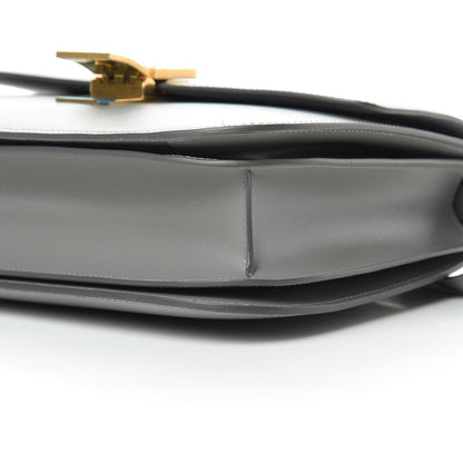 Celine Box Calfskin Medium Classic Box Flap Bag Zinc 10 of 11