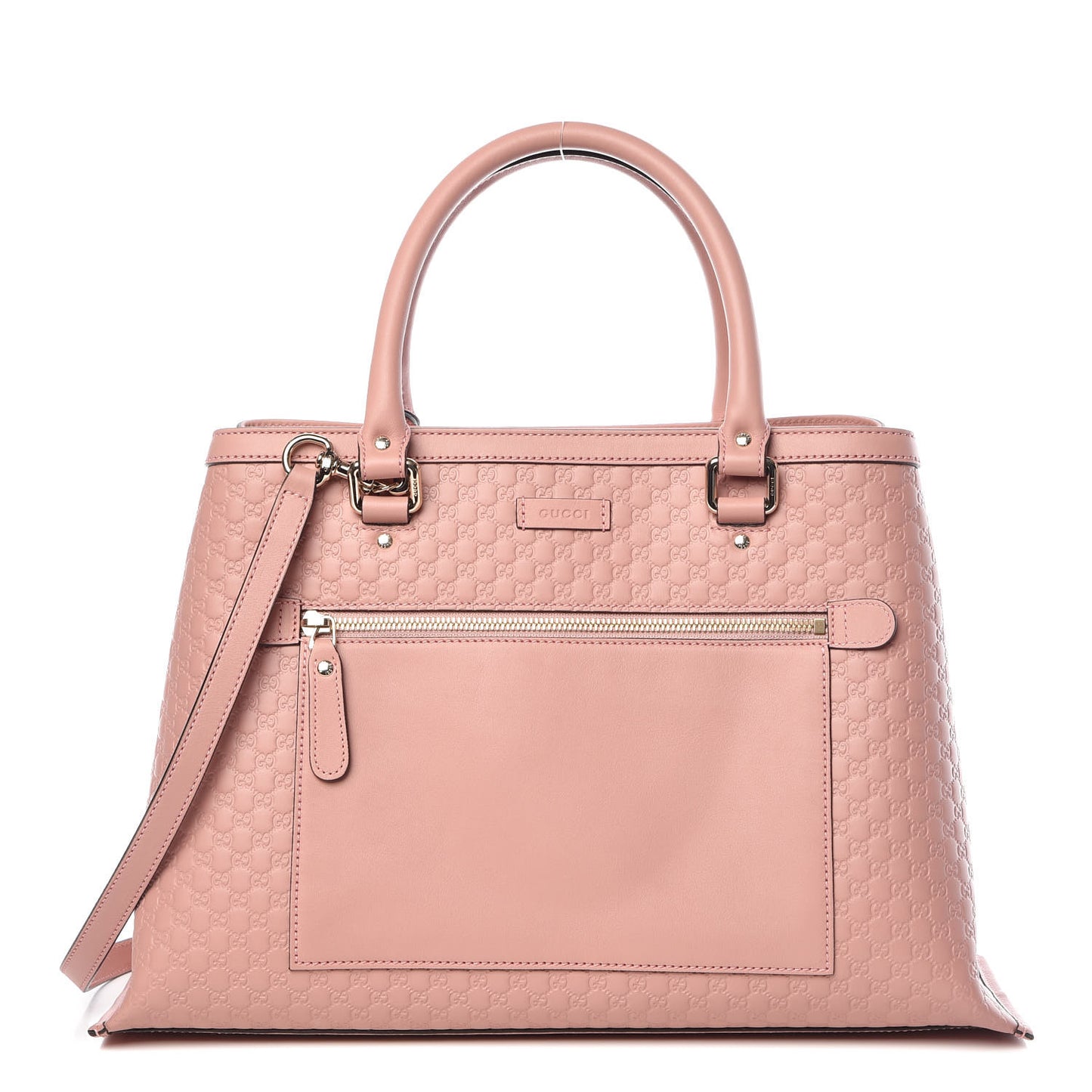 Soft Microguccissima Medium Tote Soft Pink