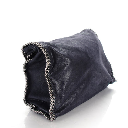 Stella McCartney Shaggy Deer Big Falabella Tote Navy 3 of 12