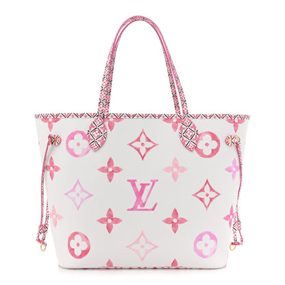 Louis Vuitton Monogram Giant By The Pool 2.0 Neverfull MM Rose 1 of 10