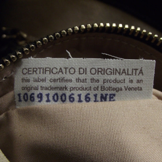 Leather Intrecciato Woven Tote Nero