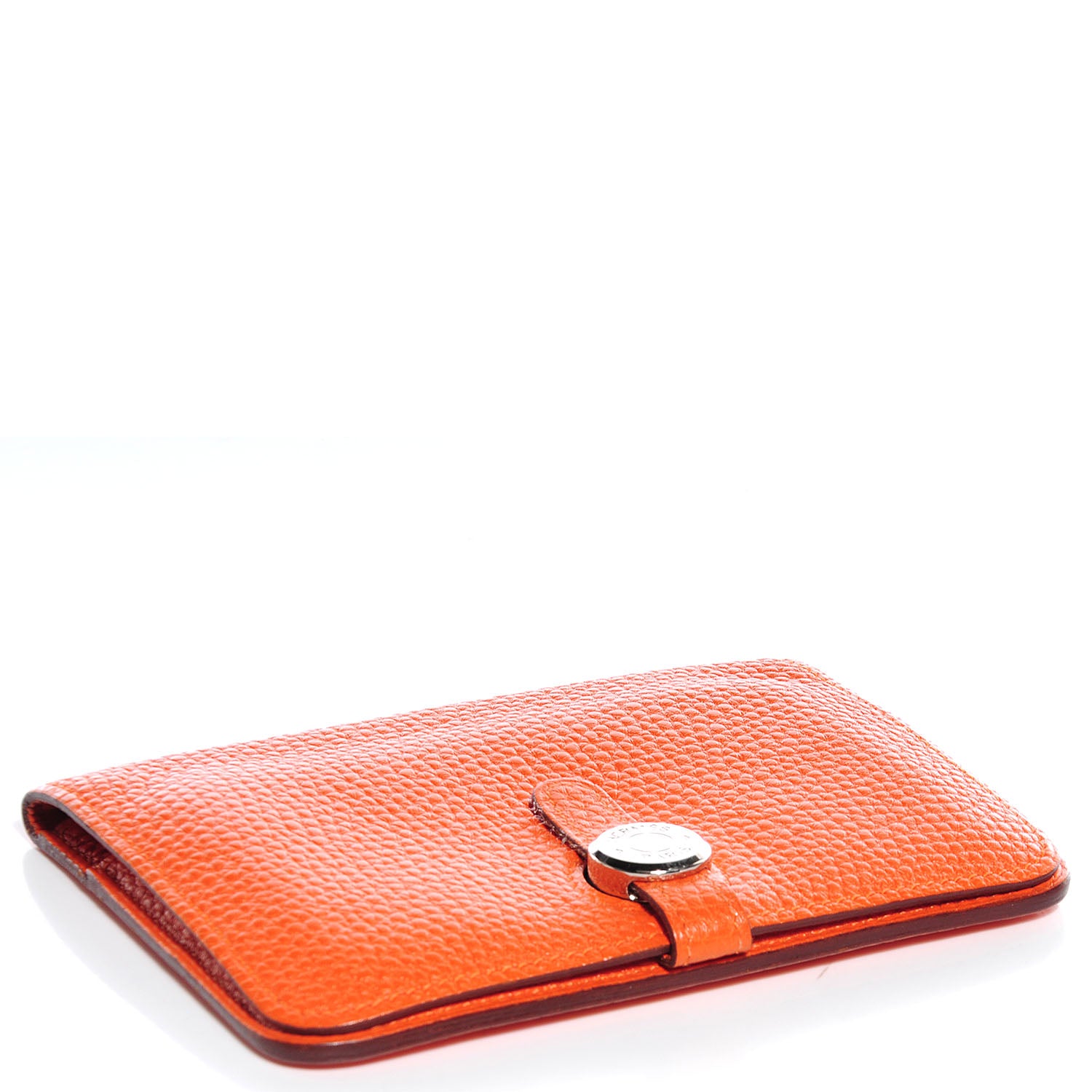 Hermes Togo Dogon Compact Wallet Orange 4 of 12