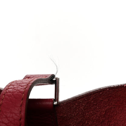 Hermes Taurillon Clemence Picotin Lock 18 PM Rubis 11 of 16