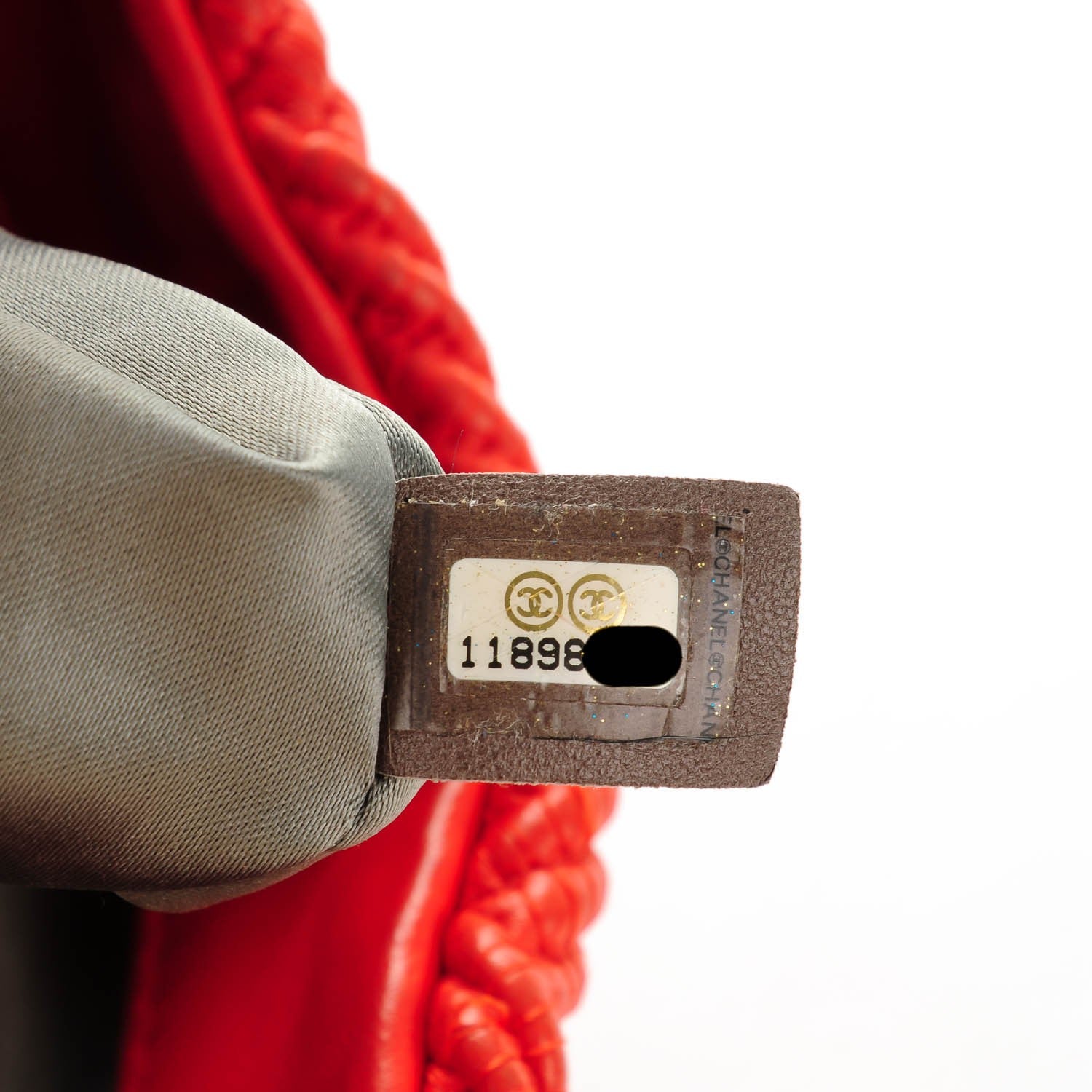 Chanel Lambskin Stitched Large Walk Of Fame Flap Red 7 of 7