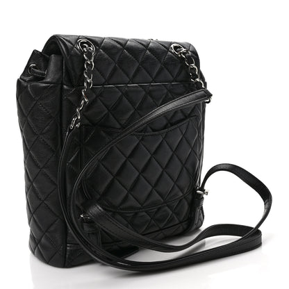 Chanel Calfskin Quilted Small Urban Spirit Backpack Black 3 of 9