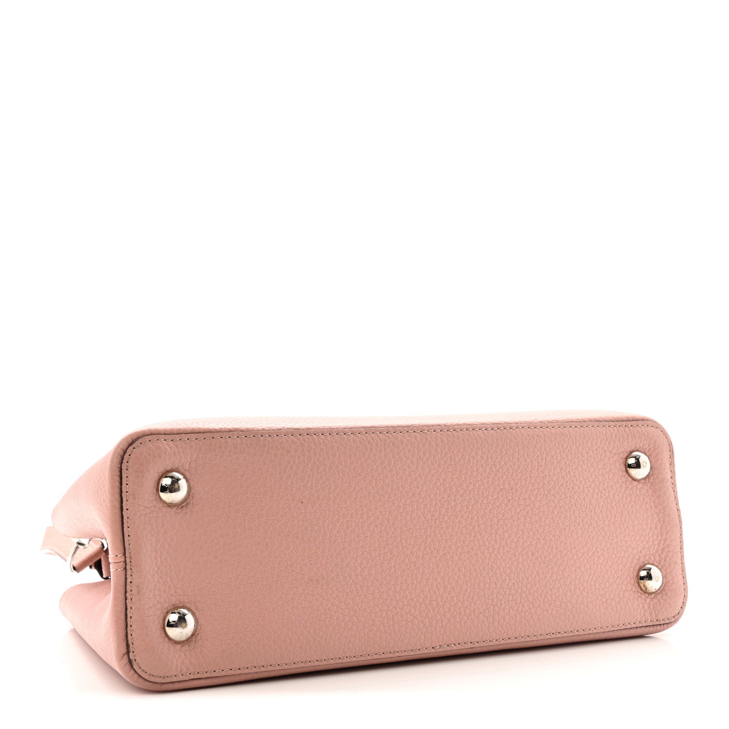 Louis Vuitton Taurillon Capucines PM Magnolia 4 of 12