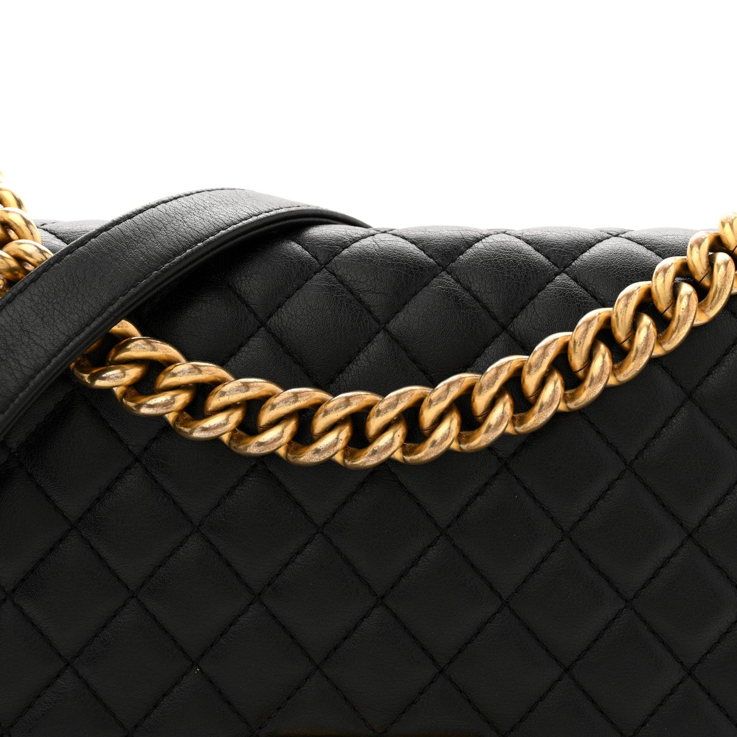 Chanel Calfskin Quilted Medium Boy Flap Black 8 of 11