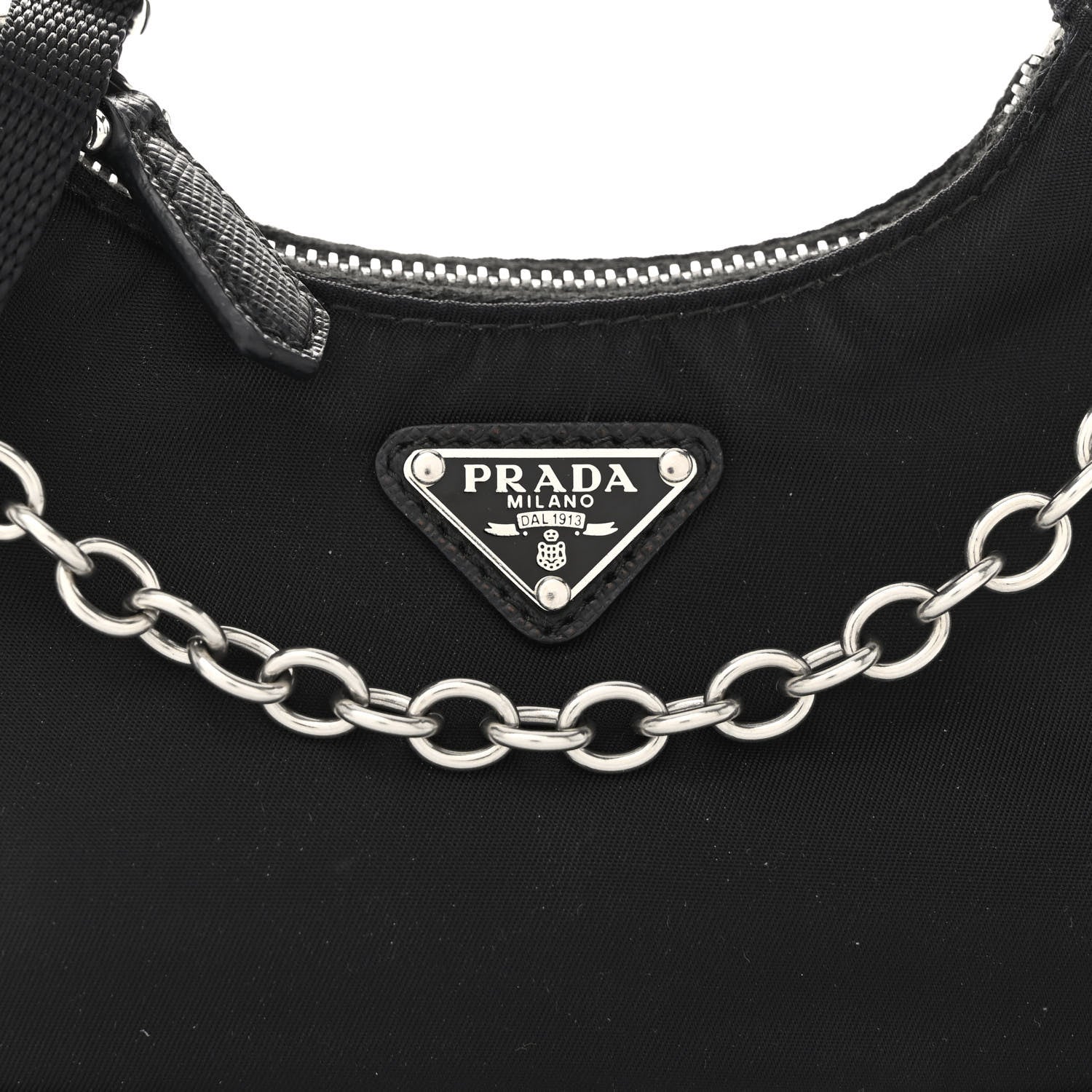 Prada Tessuto Nylon Mini Re-Edition 2000 Shoulder Bag Black 7 of 9