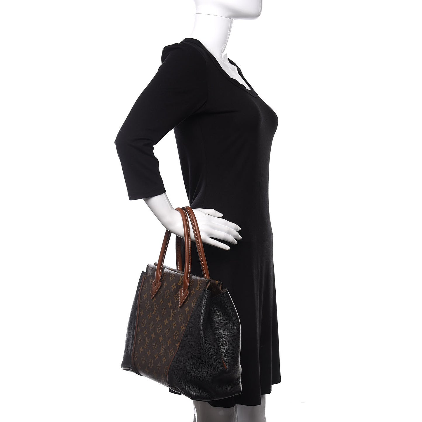 Monogram Tote W PM Black