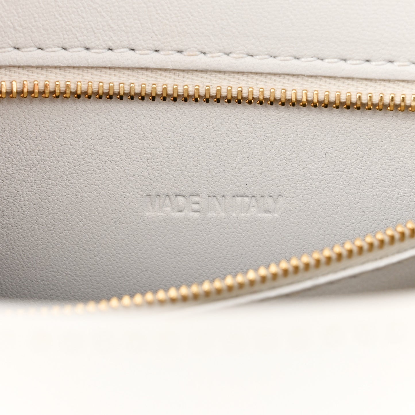 Shiny Calfskin Crocodile Embossed Small Hourglass Top Handle Bag White
