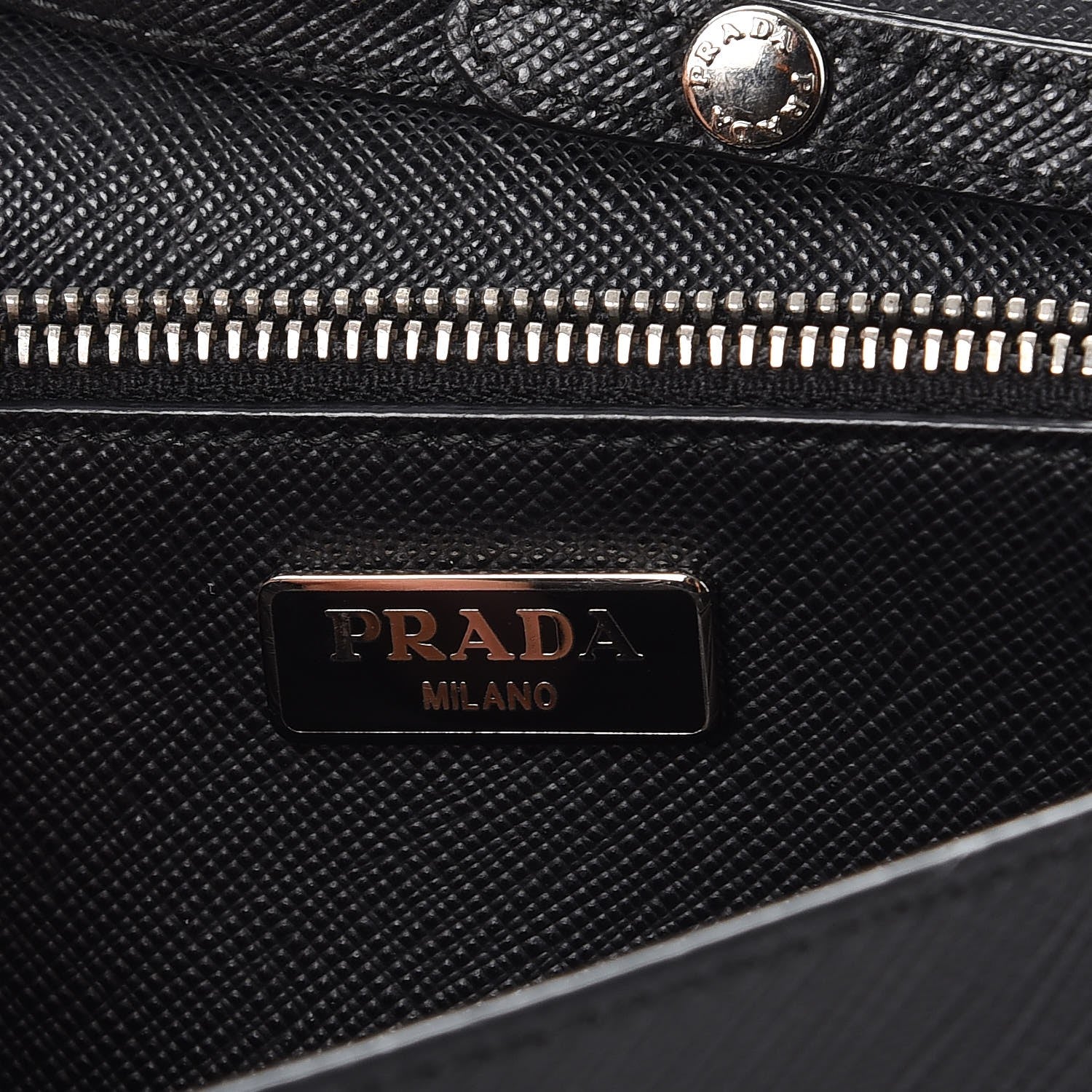 Prada Saffiano Lux Flap Crossbody Nero Black 6 of 8