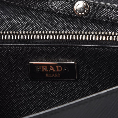 Prada Saffiano Lux Flap Crossbody Nero Black 6 of 8