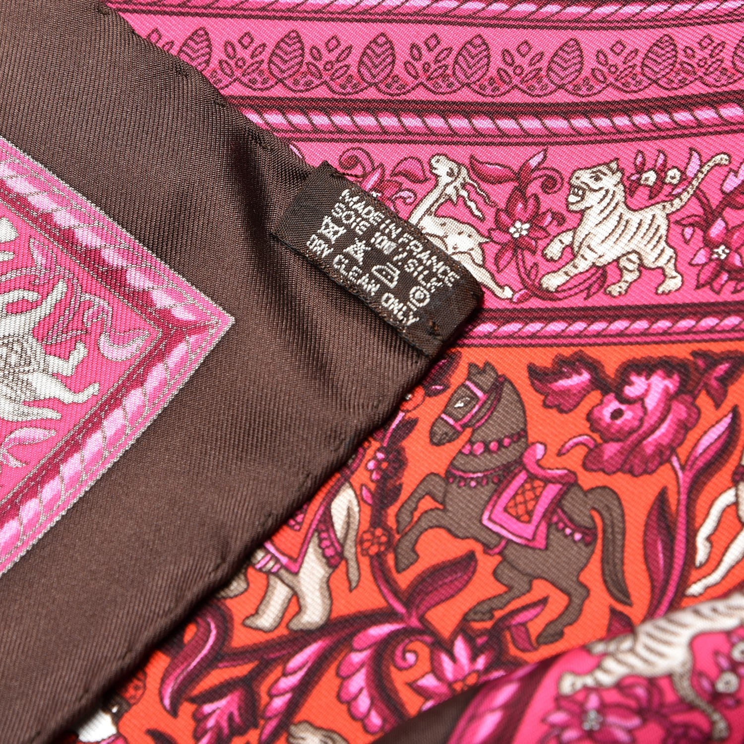 Hermes Silk Chasse En Inde Scarf 90 6 of 6