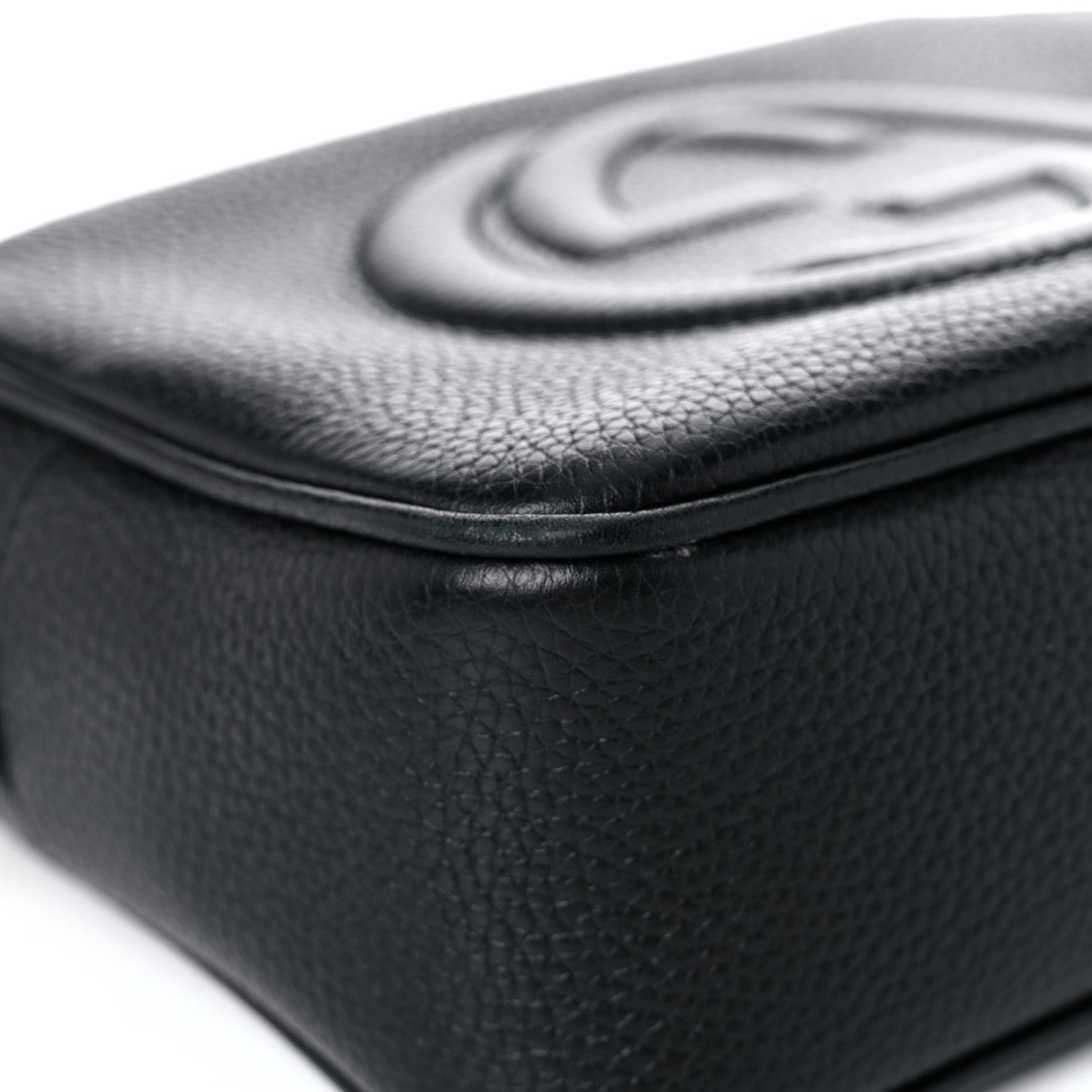 Gucci Pebbled Calfskin Small Soho Disco Bag Black 9 of 20