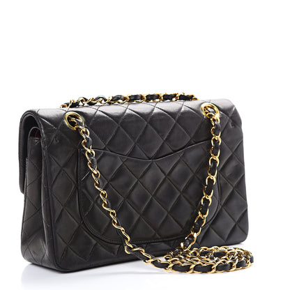 Chanel Lambskin Quilted Small Double Flap Black 2 of 20