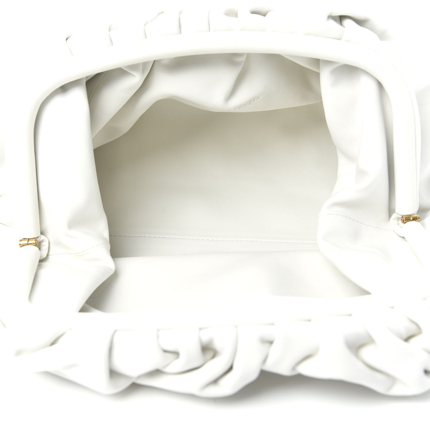 Smooth Butter Calf The Pouch Oversized Clutch Mist