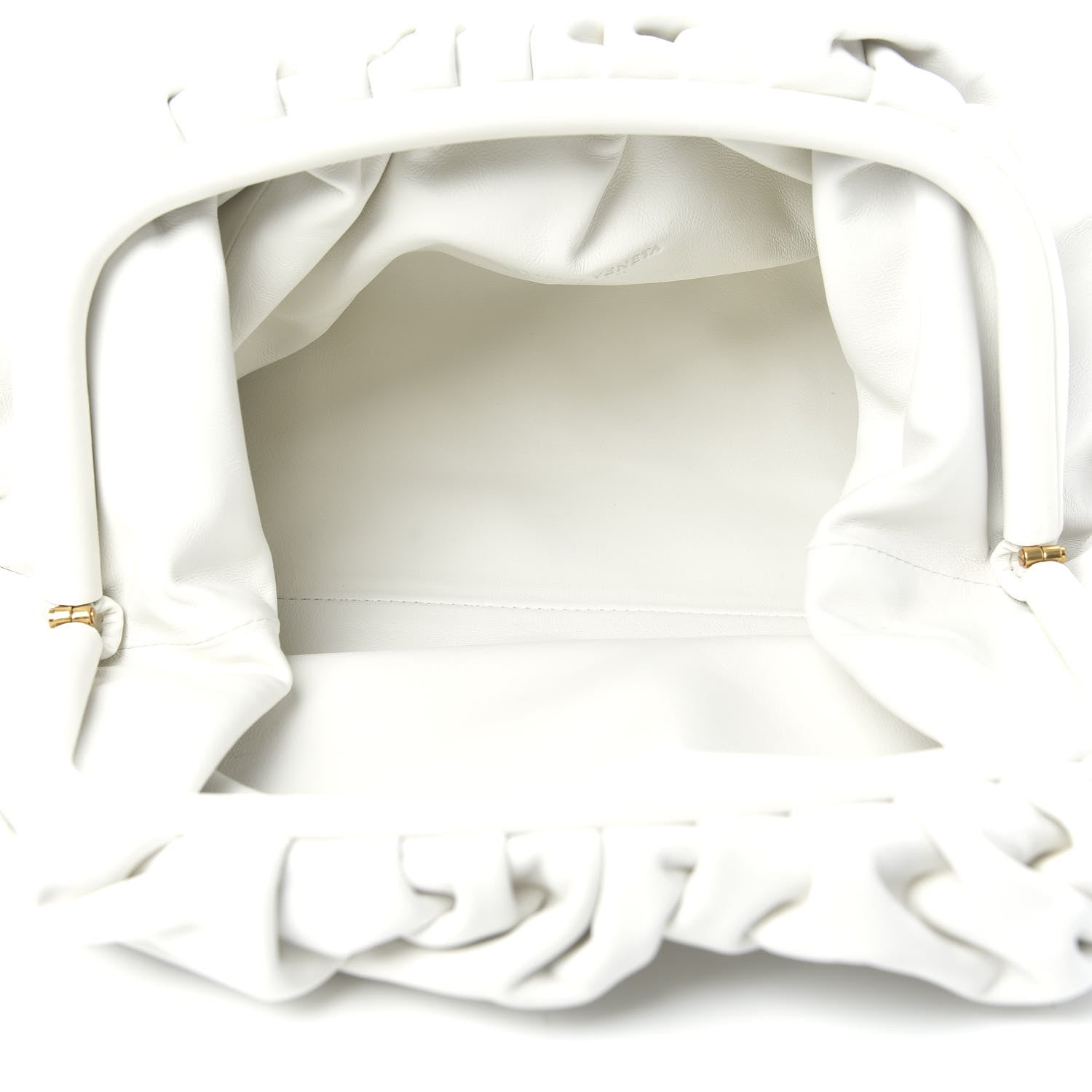 Bottega Veneta Smooth Butter Calf The Pouch Oversized Clutch Mist 5 of 10