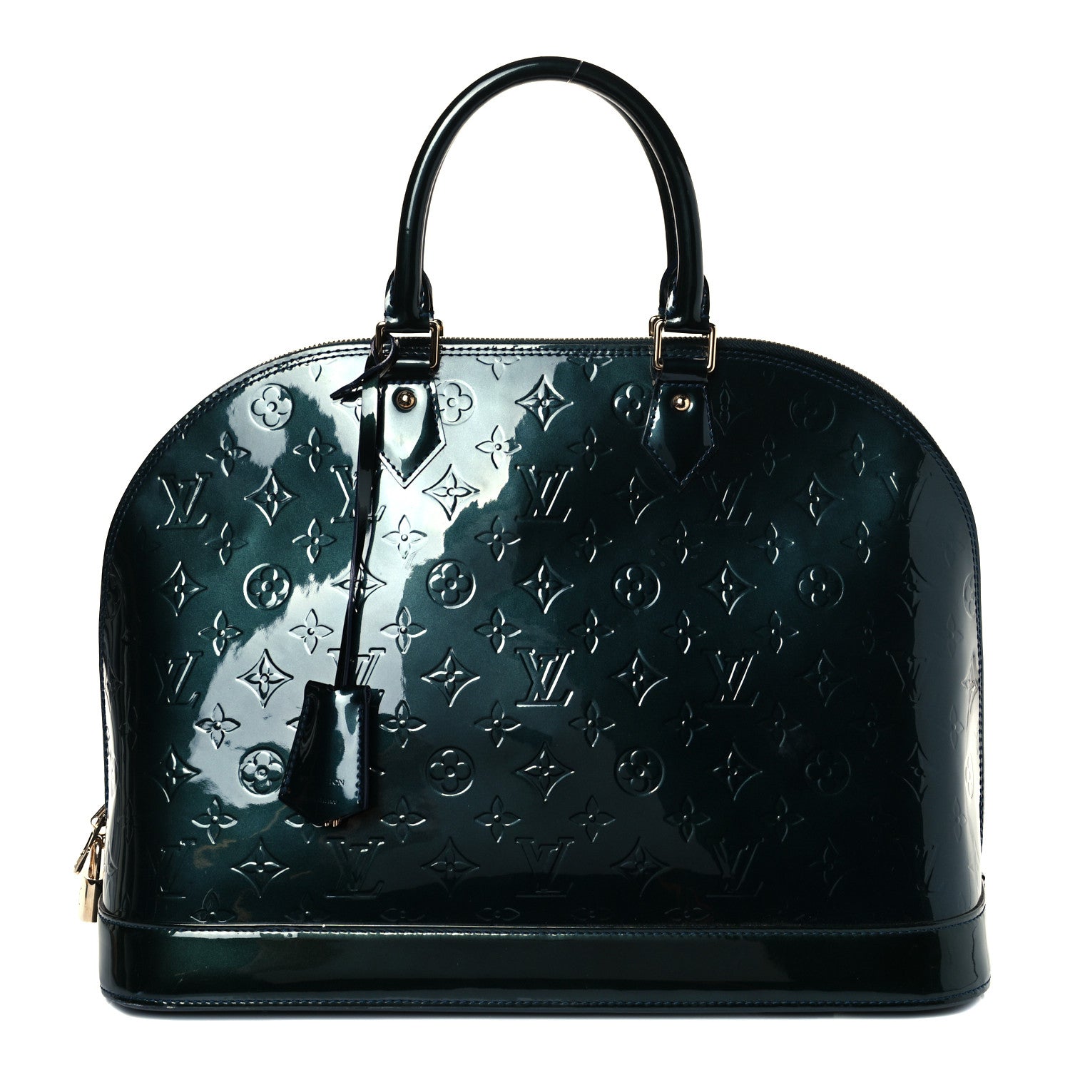 Louis Vuitton Vernis Alma GM Blue Nuit 1 of 11