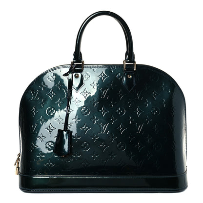 Louis Vuitton Vernis Alma GM Blue Nuit 1 of 11