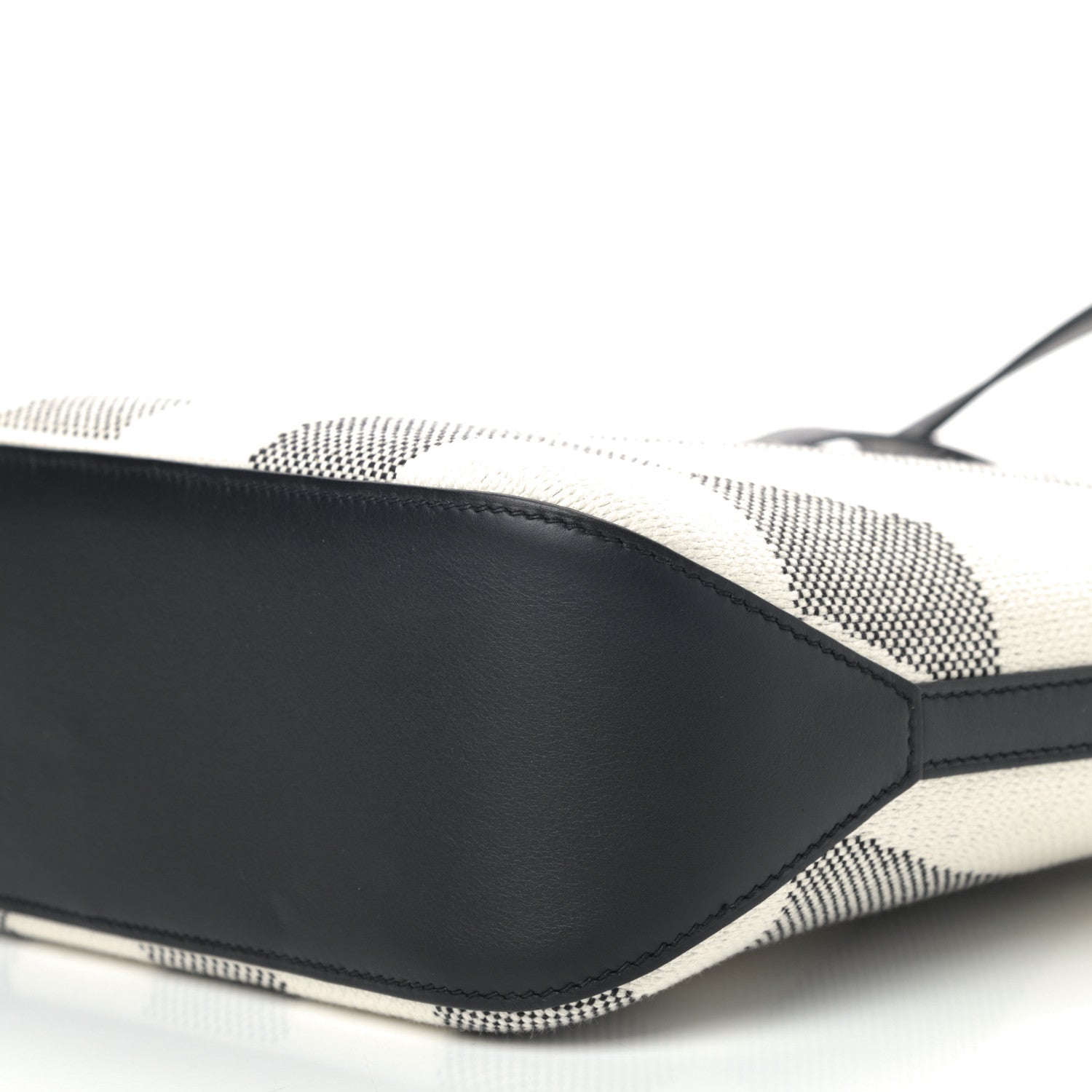 Hermes Swift H Canvas Cabas H En Biais 27 Black Ecru 6 of 8