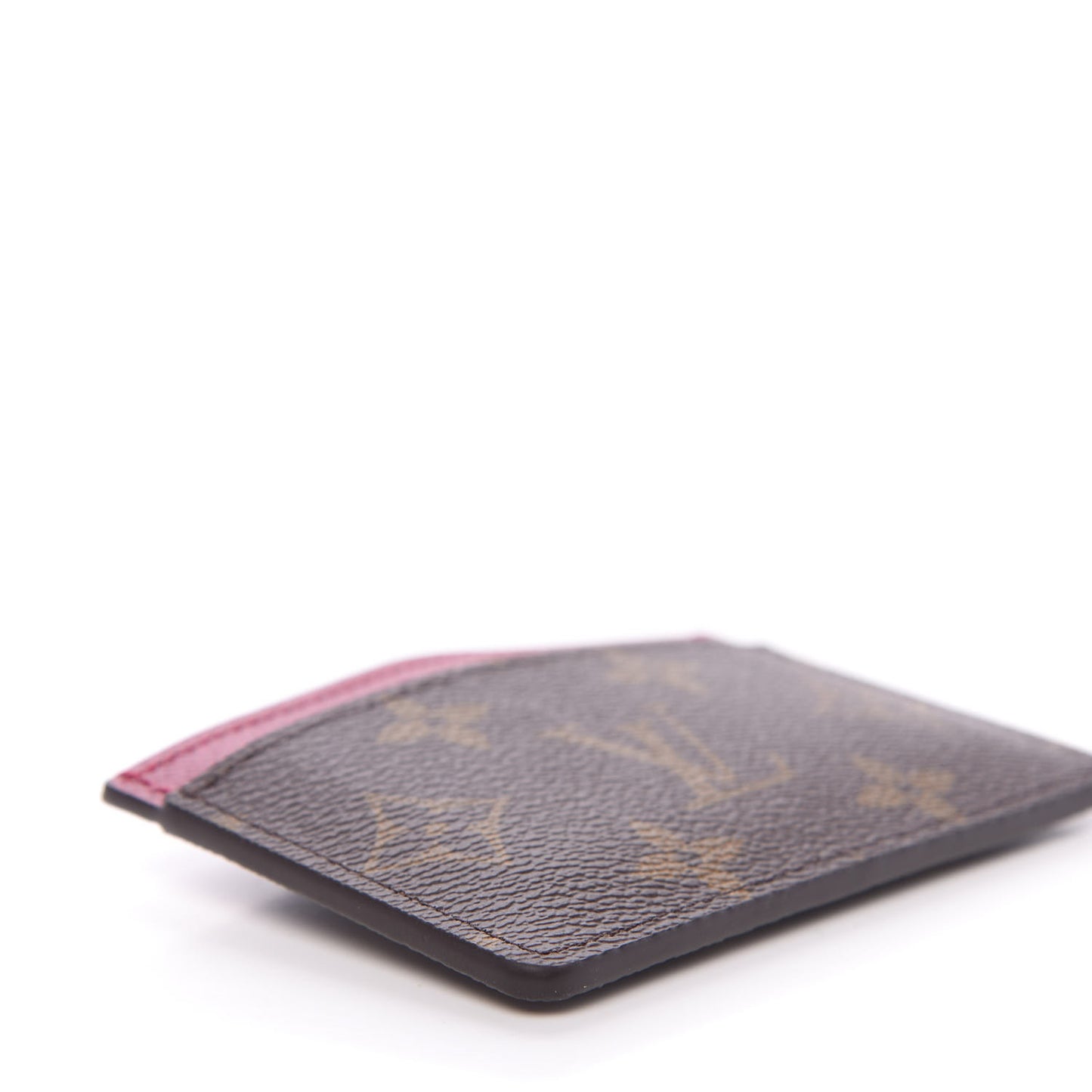 Monogram Card Holder Fuchsia