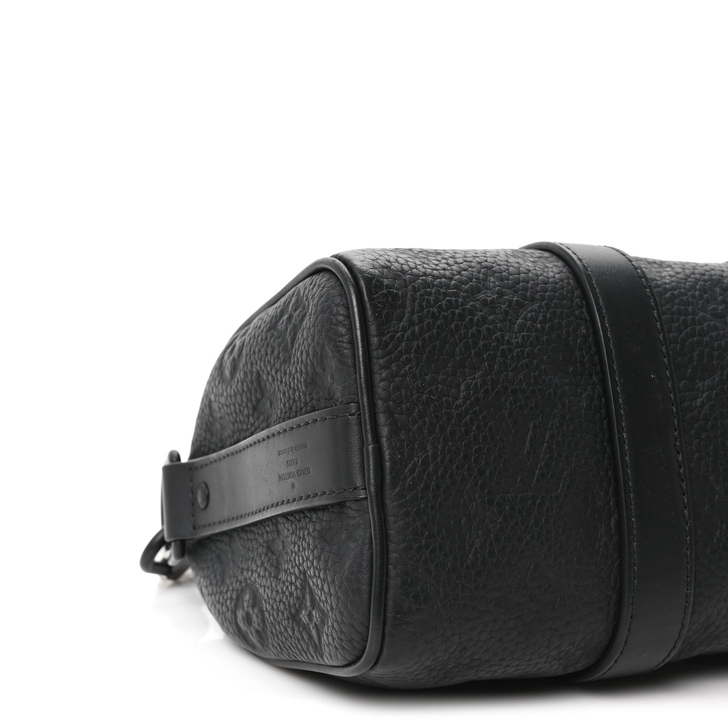 Louis Vuitton Monogram Taurillon Keepall Bandouliere 25 Black 8 of 10