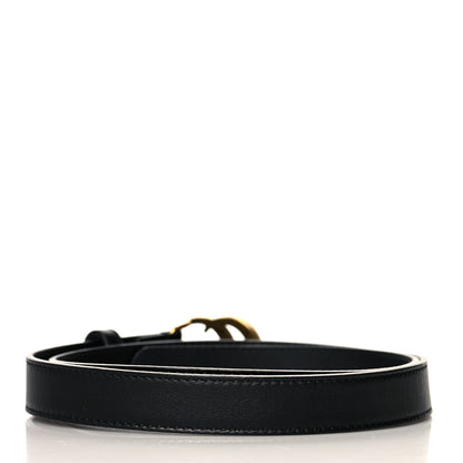 Gucci Calfskin Double G 20mm Belt 75 30 Black 2 of 5