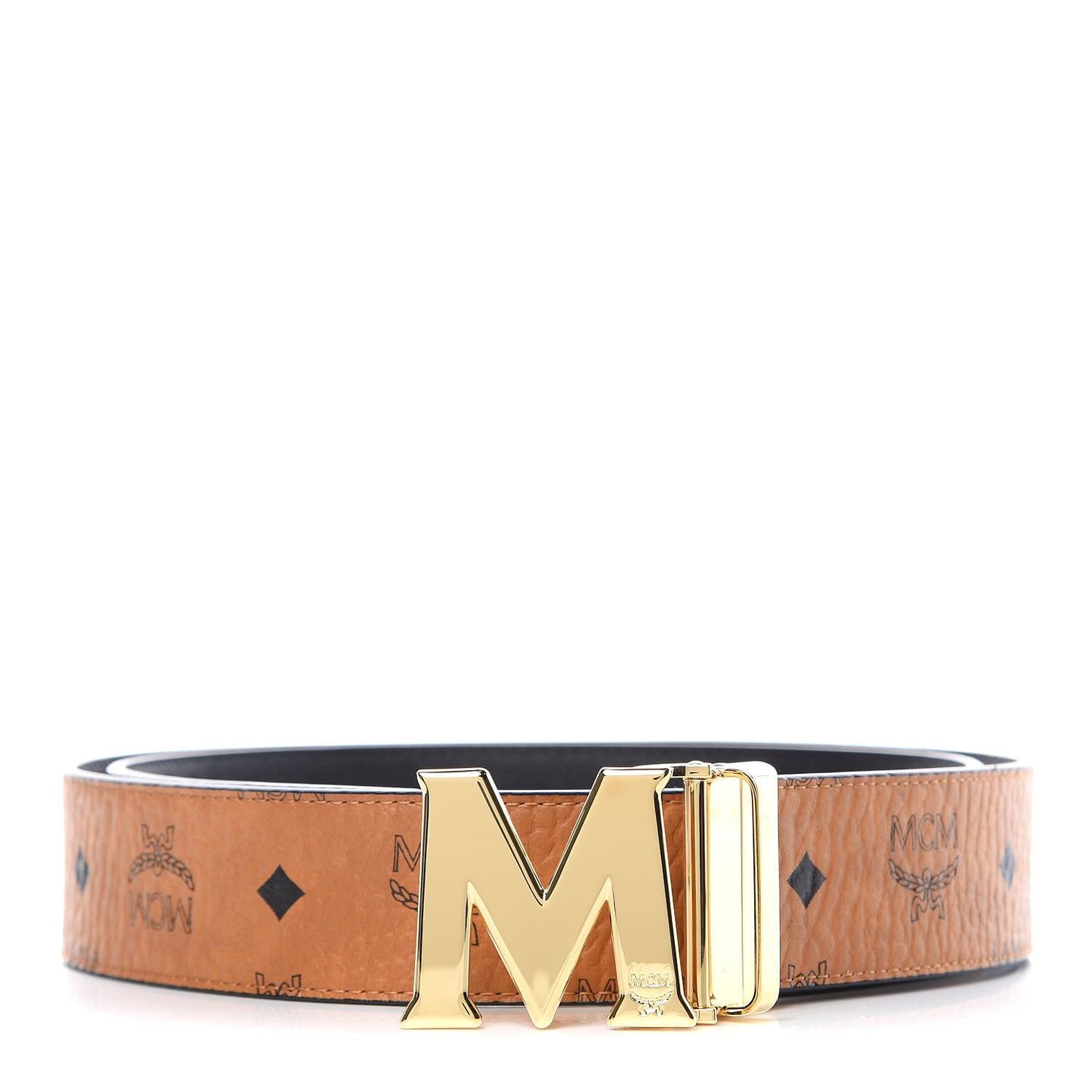 Visetos M-Buckle Belt Cognac