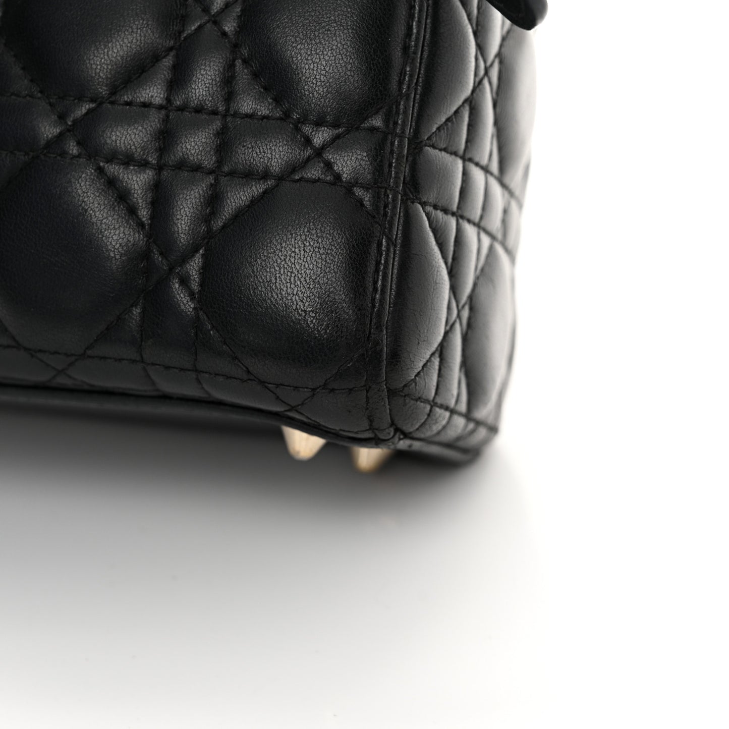 Lambskin Cannage Small My ABCDior Lady Dior Black