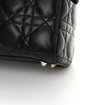 Christian Dior Lambskin Cannage Small My ABCDior Lady Dior Black 15 of 15