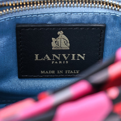Lanvin Canvas Shoe Print Shoulder Bag Multicolor 7 of 7