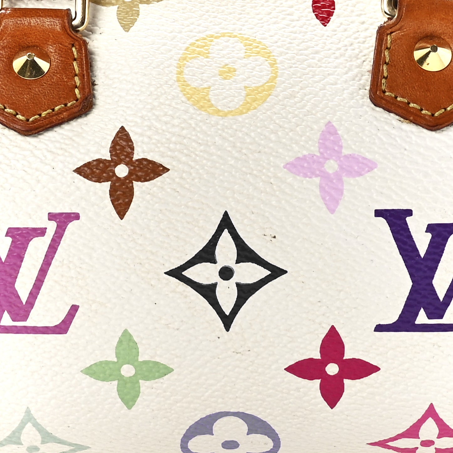 Monogram Multicolor Mini Sac HL Speedy White