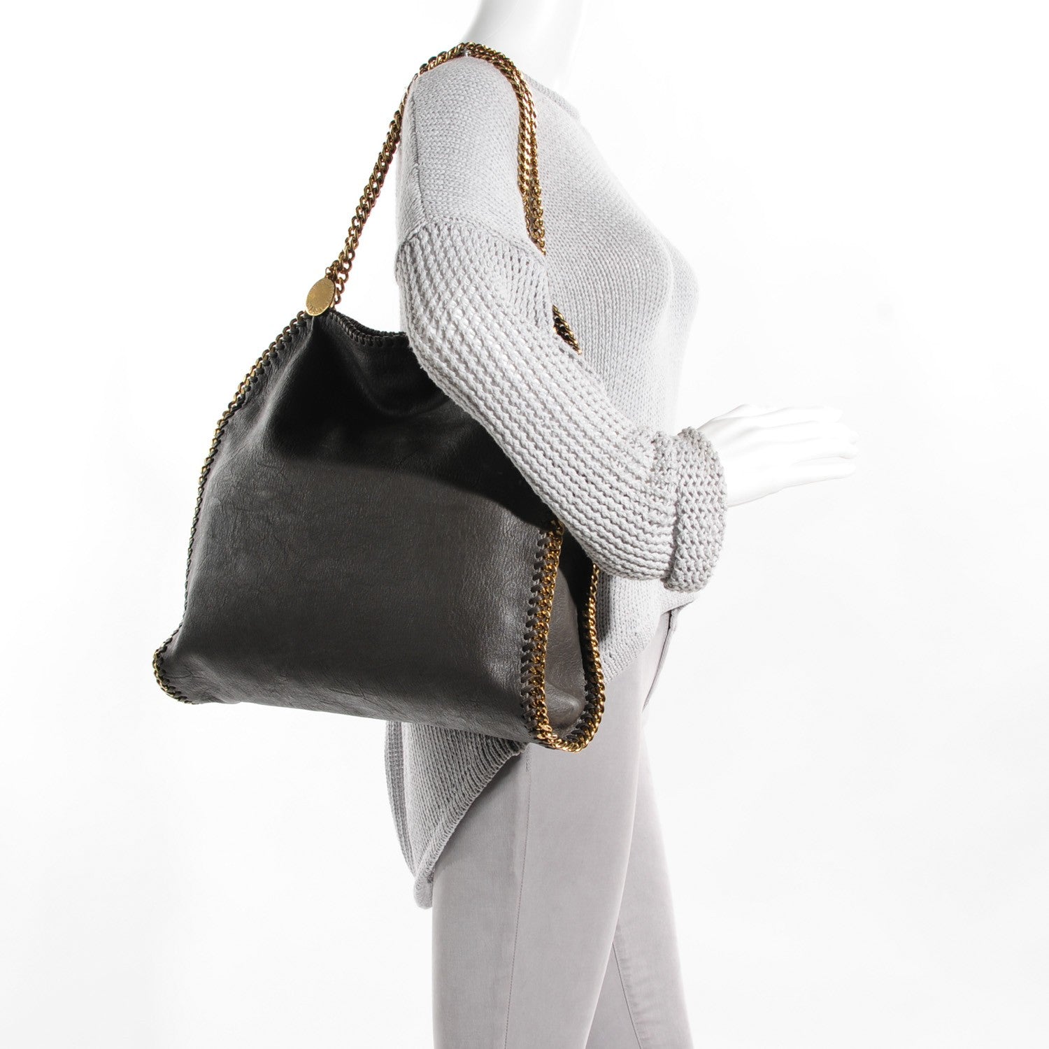 Stella McCartney Alter Nappa Small Falabella Dark Grey 2 of 8