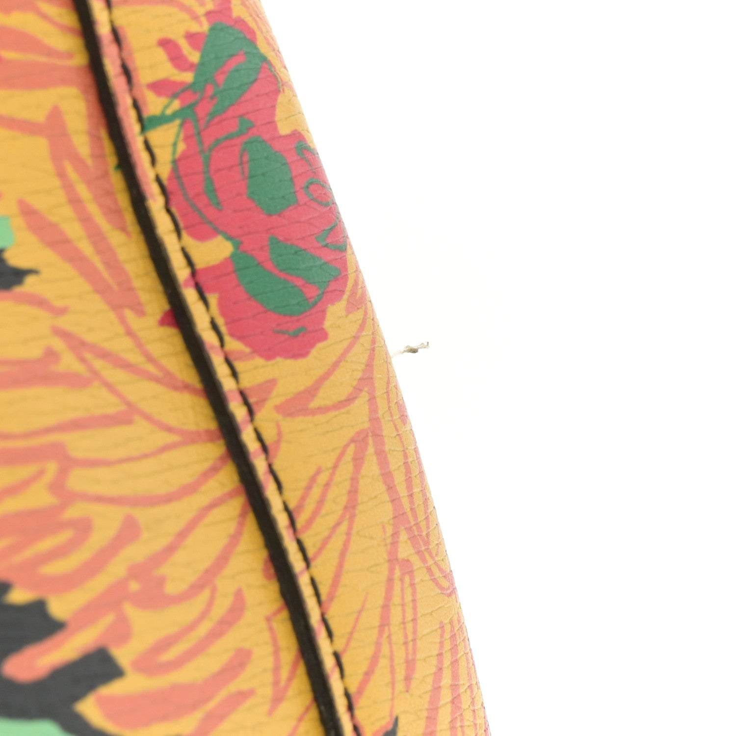 Gucci X KEN SCOTT New Shangai Calfskin Jenny Floral Print Small Jackie 1961 Hobo Black Pink 12 of 12