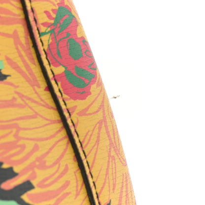 Gucci X KEN SCOTT New Shangai Calfskin Jenny Floral Print Small Jackie 1961 Hobo Black Pink 12 of 12