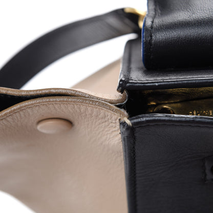 Celine Smooth Calfskin Suede Medium Tri-Color Trapeze Royal Blue 14 of 21