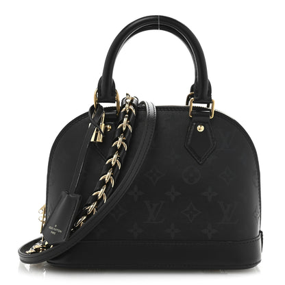 Louis Vuitton Monogram Ink Alma BB Black 1 of 9
